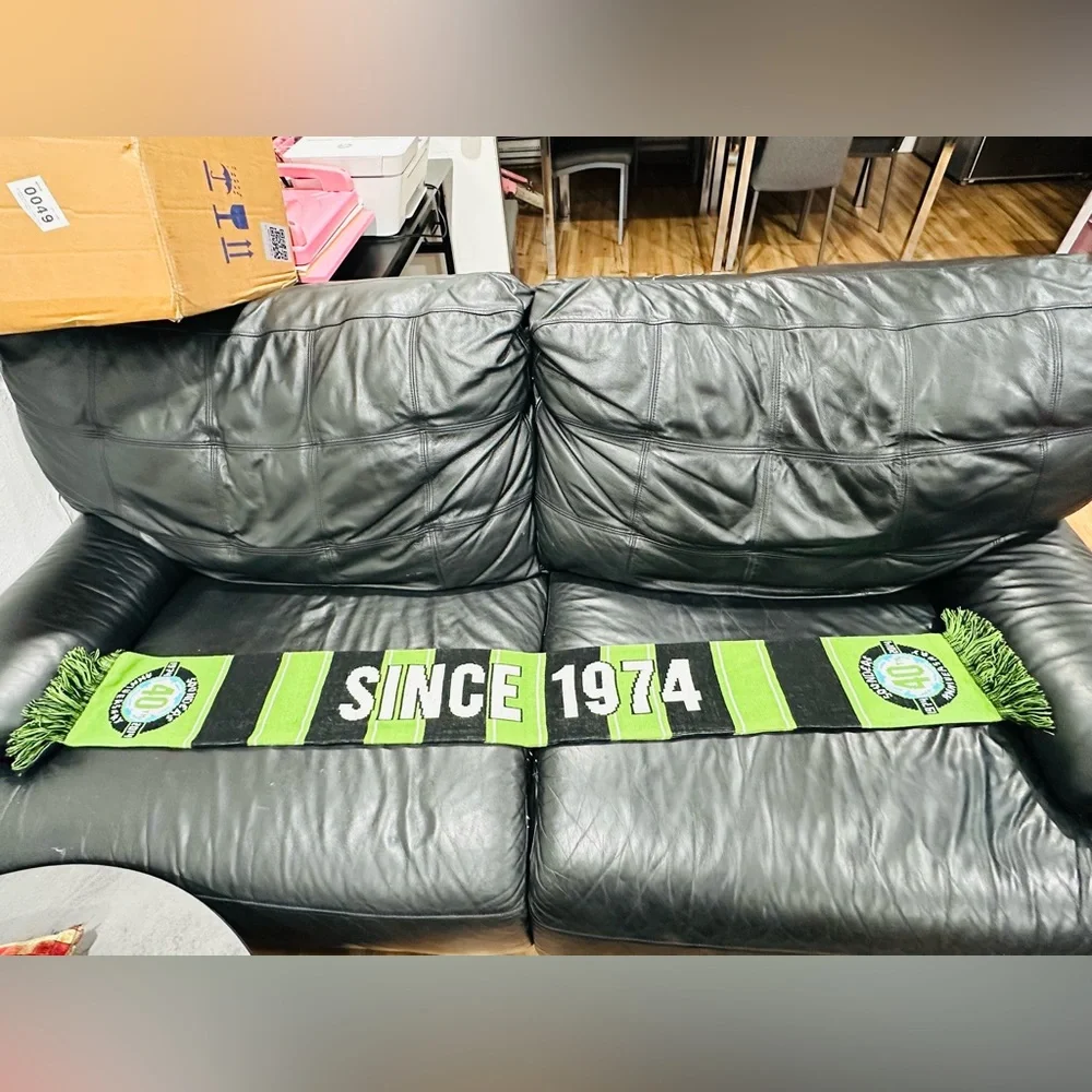 Seattle Sounders FC Scarf Ruffneck Green Black Soccer Fan Scarf